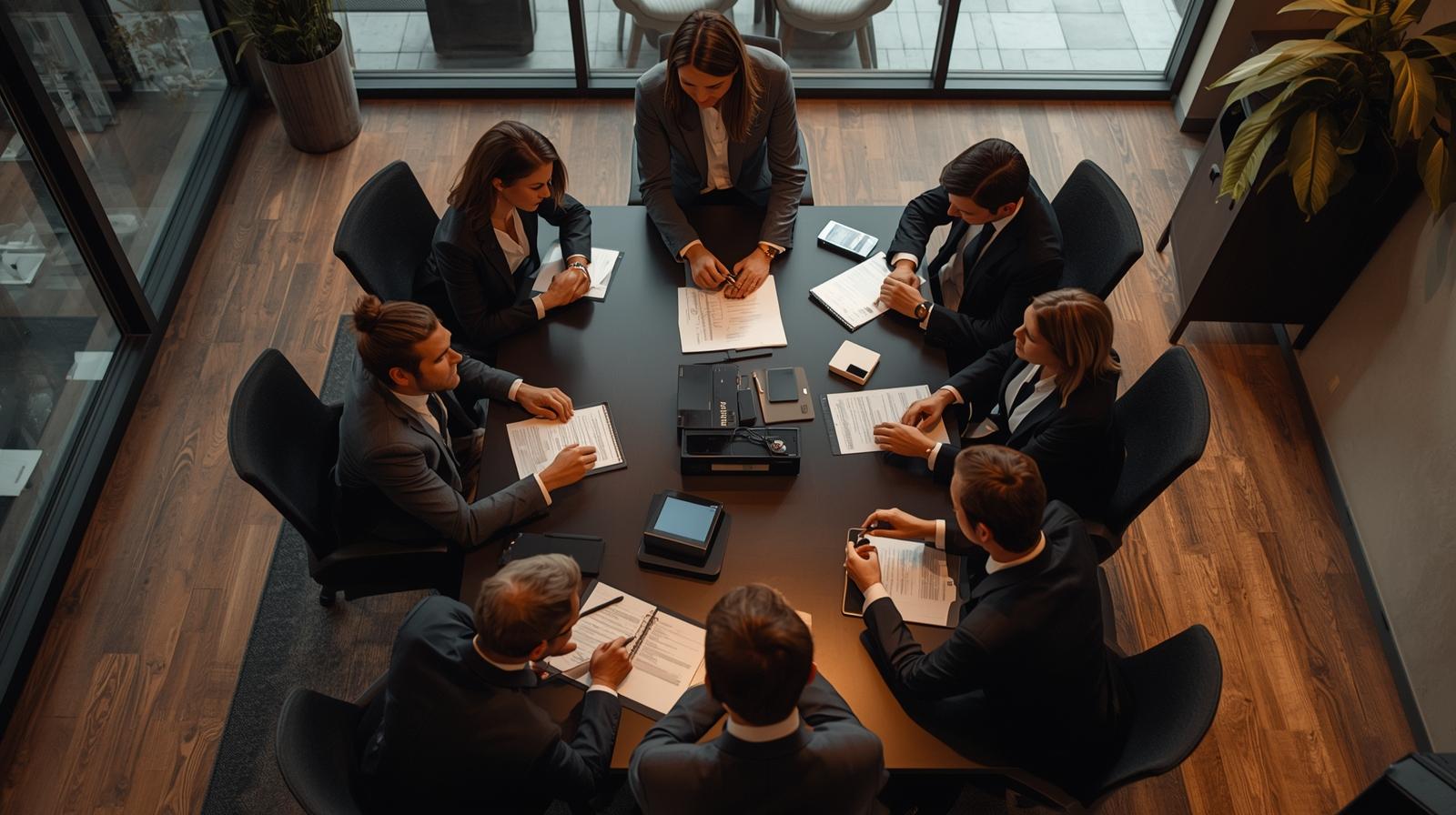 Business Partnership Illustration